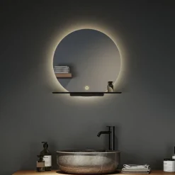 Miro LED-vægspejl CCT Ø50cm Baggrundsbelysning^Paulmann New