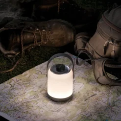 Paulmann mobil bordlampe Clutch, krom