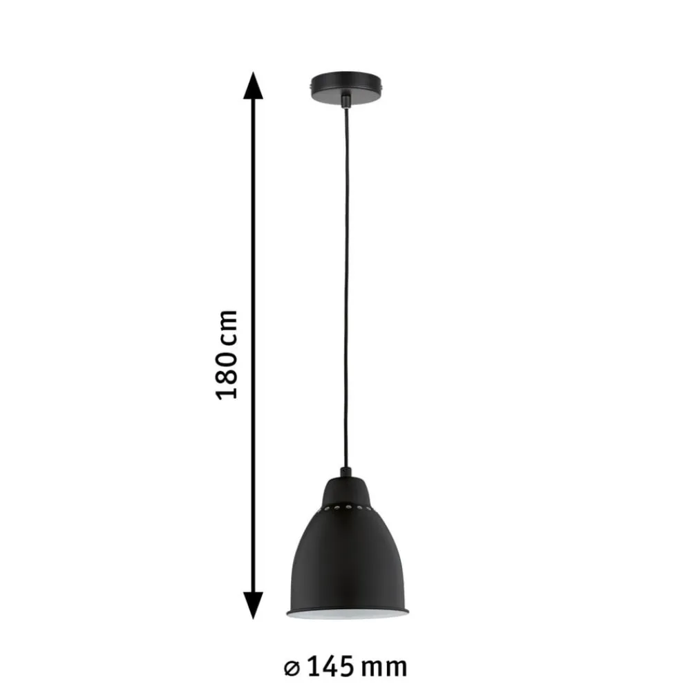 Paulmann Pendellamper>Neordic Hilla hængelampe, sort