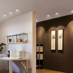 Nova indbygningsspot IP65 rund, drejbar, hvid^Paulmann New