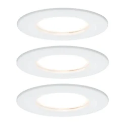 Nova LED indbygningslampe 3stk. stiv hvid^Paulmann Clearance