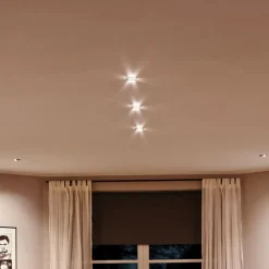 Paulmann Indbygningsspots|Spotlights>Nova LED indbygningslampe 3stk. stiv jern