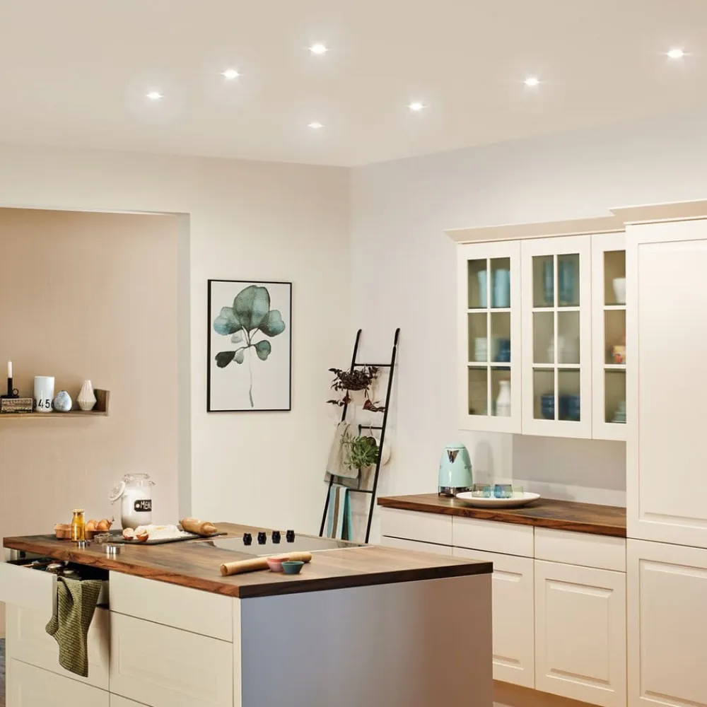 Nova LED-indbygningsspot 3 stk. drejelig, hvid^Paulmann New