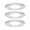 Nova LED-spot, 3 stk, runde, stive, alu^Paulmann Discount