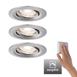 Nova mini Plus LED easydim, 3 stk., jern^Paulmann Outlet
