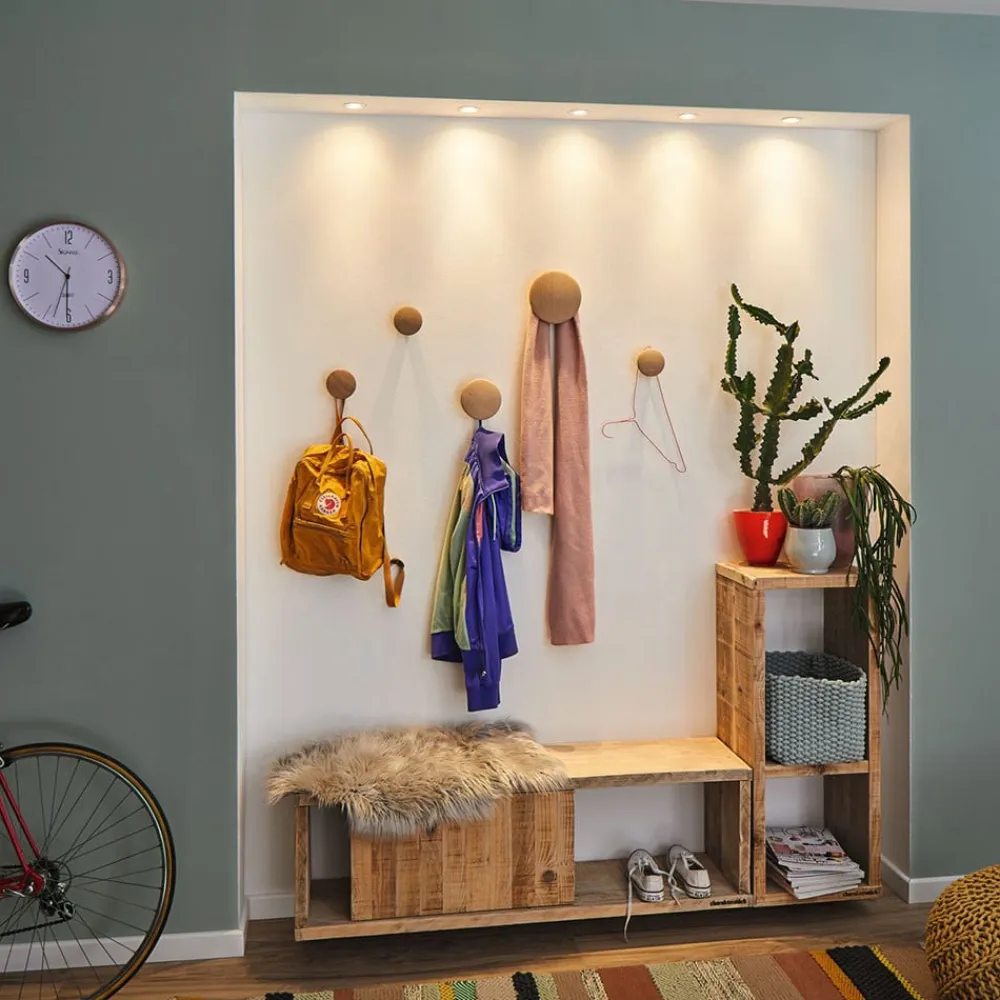 Paulmann Loftlamper|Indbygningsspots>Nova mini spot, sæt med 3 IP44 jern