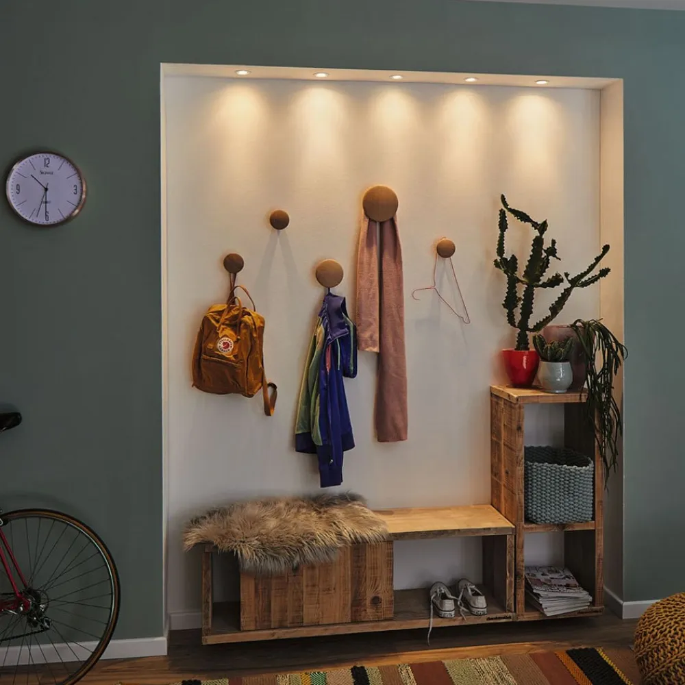 Paulmann Loftlamper|Indbygningsspots>Nova mini spot, sæt med 3 IP44 jern