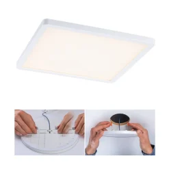 Paulmann Indbygningsspots>panel Areo 830 kantet hvid 3stepdim 23cm