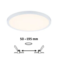 Paulmann panel Areo dim to warm rund hvid 23 cm
