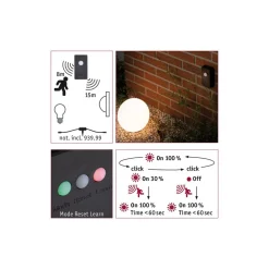 Plug & Shine 18012 bevægelses-/lyssensor^Paulmann New