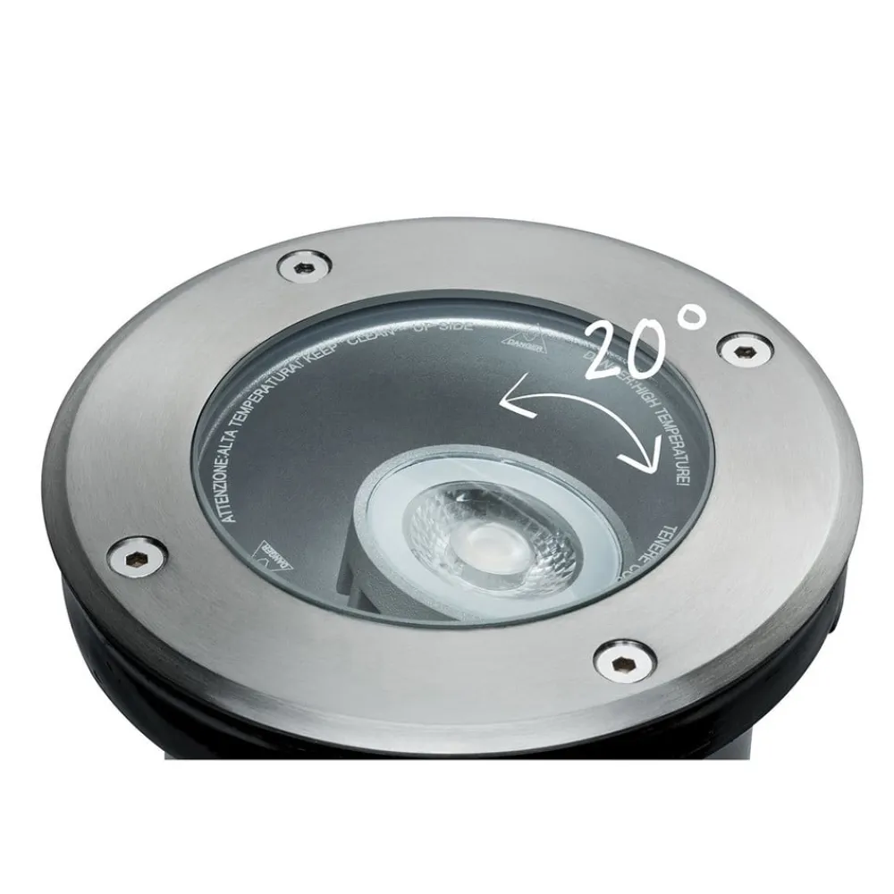 Paulmann Nedgravet Udebelysning>Plug & Shine Indbygningslampe 14cm 3,000K 38°