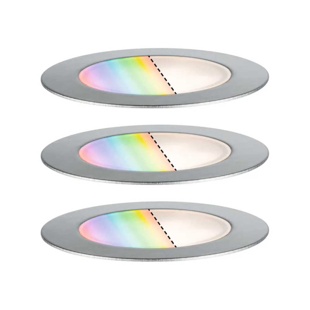 Plug & Shine Indbygningsspot Gulv 3 RGBW ZigBee^Paulmann Hot