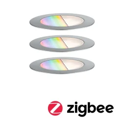 Plug & Shine Indbygningsspot Gulv 3 RGBW ZigBee^Paulmann Hot