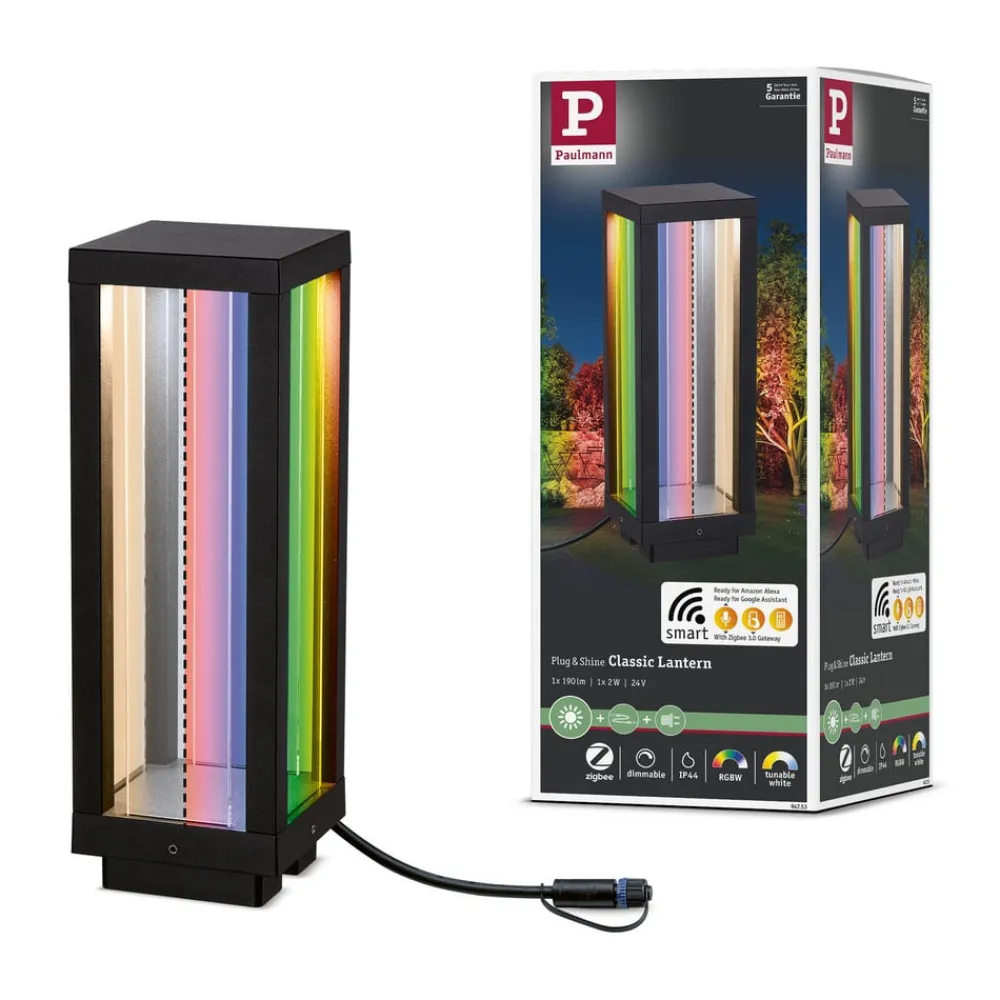Plug & Shine LED Classic Lantern RGBW base light^Paulmann Best
