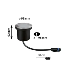 Plug & Shine LED indbygningslampe 4,5W 1 enhed^Paulmann New