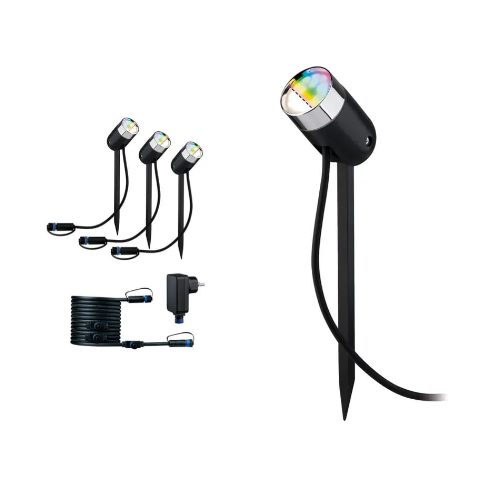 Paulmann Udendørs Spot>Plug & Shine Pike ZigBee RGBW Basis