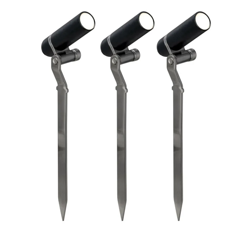 Paulmann Udendørs Spot>Plug & Shine Plantini 3.000K basissæt med 3 stk