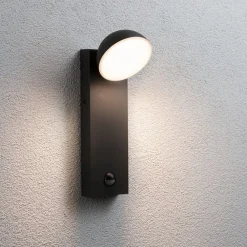 Paulmann Væglampe Med Sensor>Puka LED udendørs væglampe med sensor