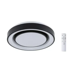 Rainbow Ø37cm sort fjernbetjent stjernedekoration RGBW^Paulmann Hot