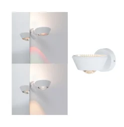 Paulmann Sabik LED-væglampe hvid mat