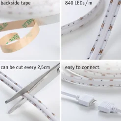 SimpLED Strip sæt COB RGB 1,5 m^Paulmann Clearance