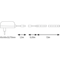 Paulmann Dekorationsbelysning|Led Strips><noscript><img width=