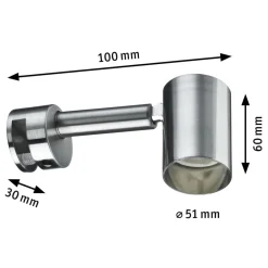 Simplo LED-spejllampe^Paulmann