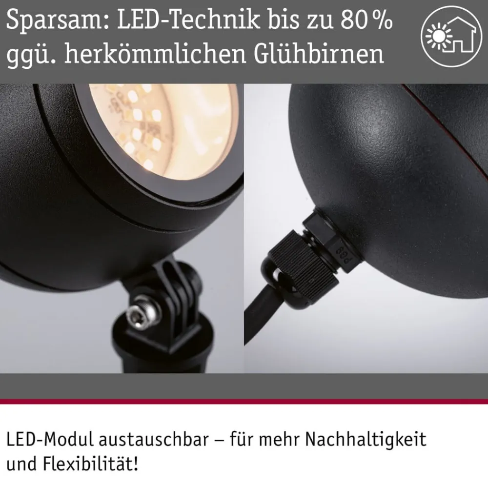 Paulmann Udendørs Spot>Smart LED jordspydspot Kikolo, CCT, antracit, IP65