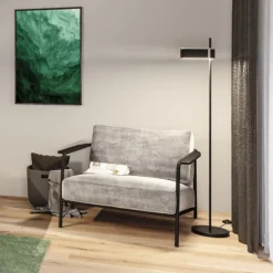 Smart LED-gulvlampe Jagun, antracit, 151 cm filt^Paulmann Sale