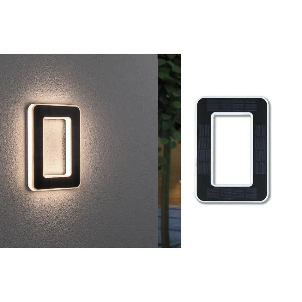 solcelledrevet LED-husnummer 0^Paulmann