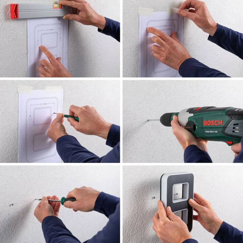 solcelledrevet LED-husnummer 0^Paulmann