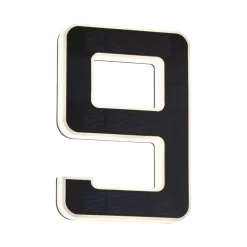 solcelledrevet LED-husnummer 9^Paulmann Online