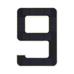 solcelledrevet LED-husnummer 9^Paulmann Online