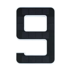 solcelledrevet LED-husnummer 9^Paulmann Online