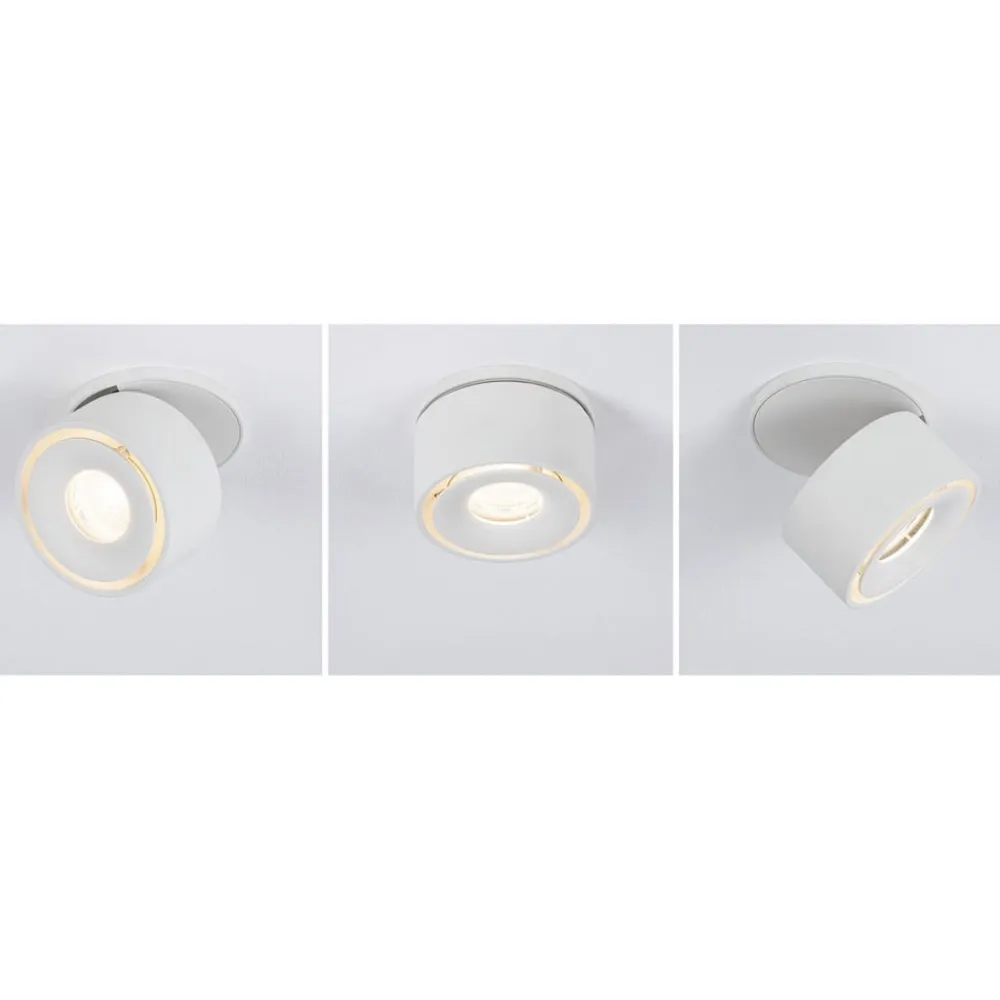 Paulmann Indbygningsspots>Spircle LED indbygningslampe, mat hvid