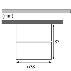 Paulmann Spircle LED-downlight, mat krom