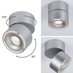Paulmann Spircle LED-downlight, mat krom