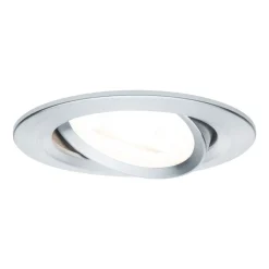 Paulmann Indbygningsspots>Spot Nova rund, drejelig/dæmpbar, aluminium
