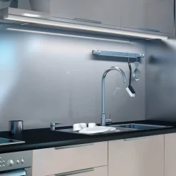 Square Profil alu satineret diffusor, 1 m^Paulmann Discount