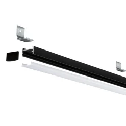 Square Profil, sort, hvid diffusor, 2 m^Paulmann Sale