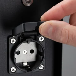 Paulmann stikdåse søjle Rio 3-bande skumringssensor