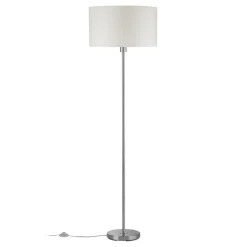 Tessa gulvlampe, creme, børstet jern^Paulmann Sale