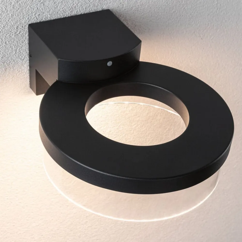 Paulmann udendørs LED-væglampe Capera, antracit, IP44