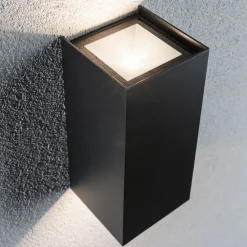 udendørs LED-væglampe Flame, 22 cm, antracit, op/ned^Paulmann New