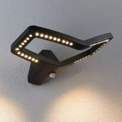 Paulmann udendørs LED-væglampe Alara, antracit, IP44