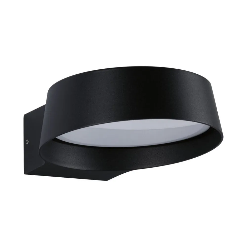 Paulmann Væglamper>udendørs LED-væglampe Capea Grand antracit 16 cm IP44