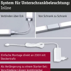 underskabslampe Inline 2-udvidelse hvid 35 cm CCT^Paulmann Sale