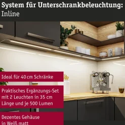 underskabslampe Inline 2-udvidelse hvid 35 cm CCT^Paulmann Sale
