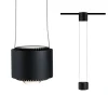 URail Aldan LED-pendellampe, sort^Paulmann
