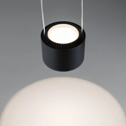 URail Aldan LED-pendellampe, sort^Paulmann